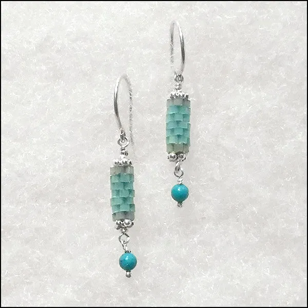 Birthstone Bits Turquoise Earrings