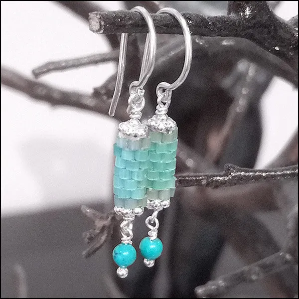 Birthstone Bits Turquoise Earrings