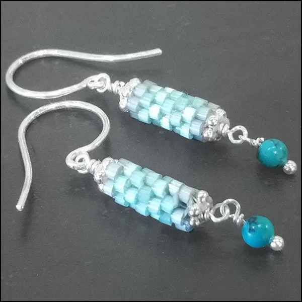 Birthstone Bits Turquoise Earrings