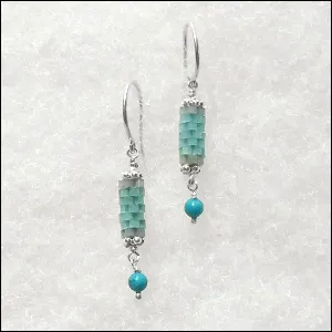 Birthstone Bits Turquoise Earrings
