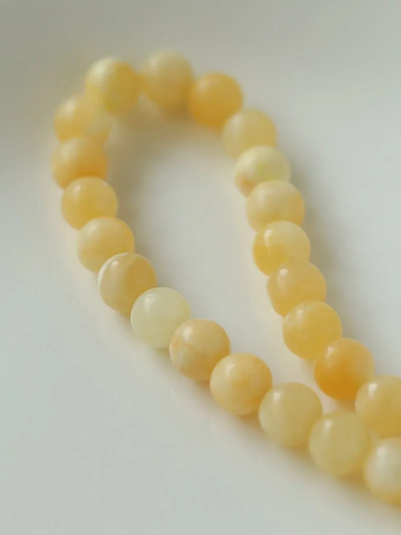 Black Onyx 10mm Beaded Figure 8 Buckle Necklace