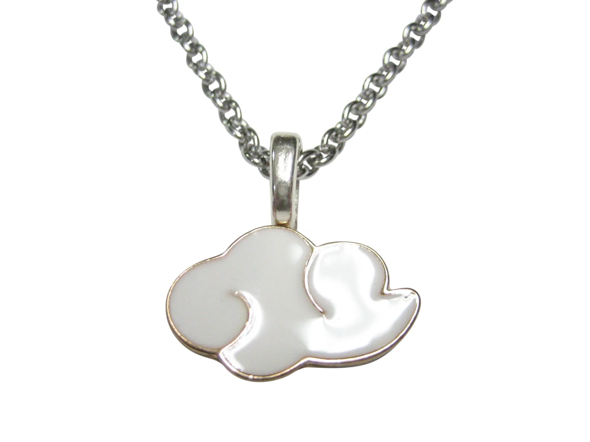 Blowing Cloud Pendant Necklace