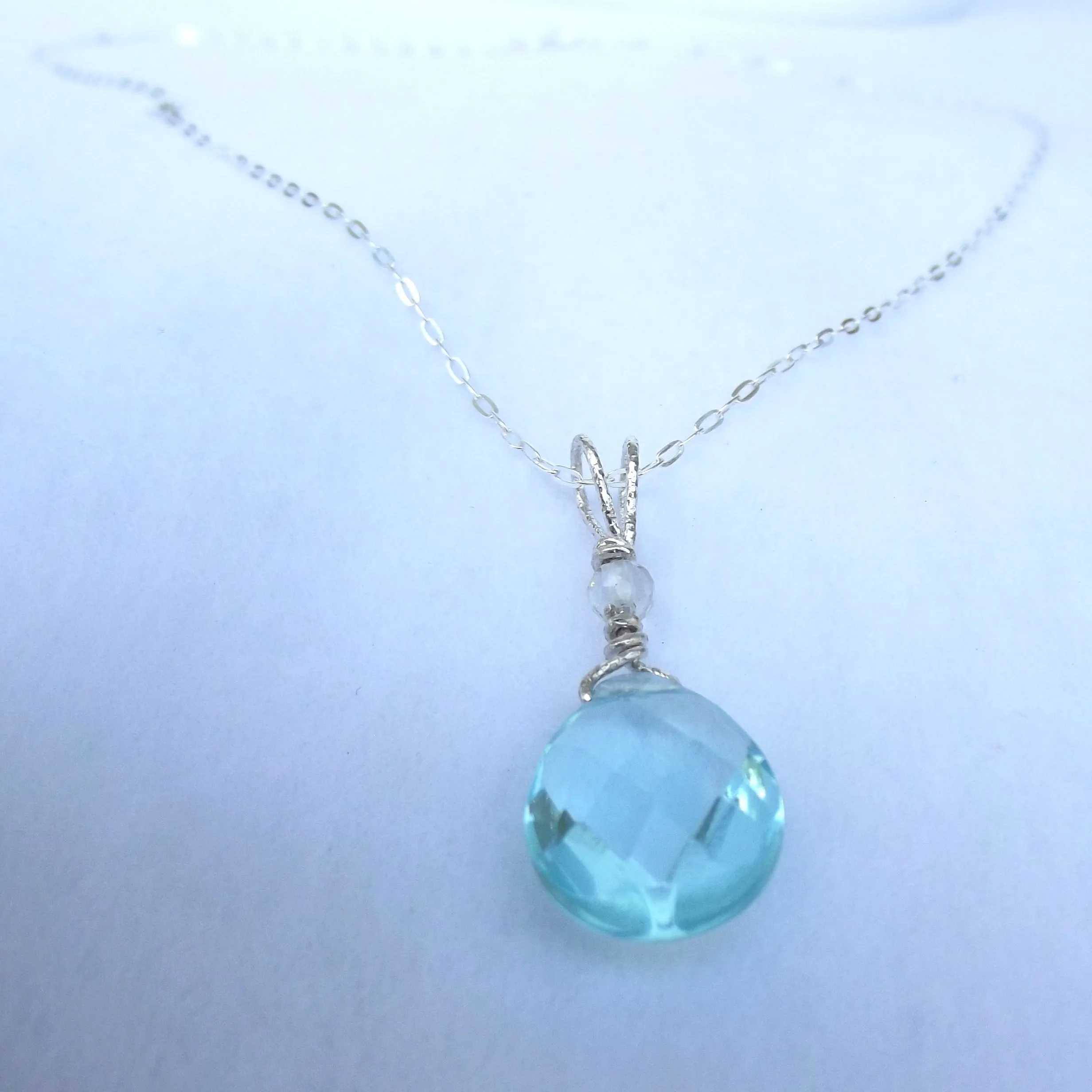 Blue Topaz Necklace
