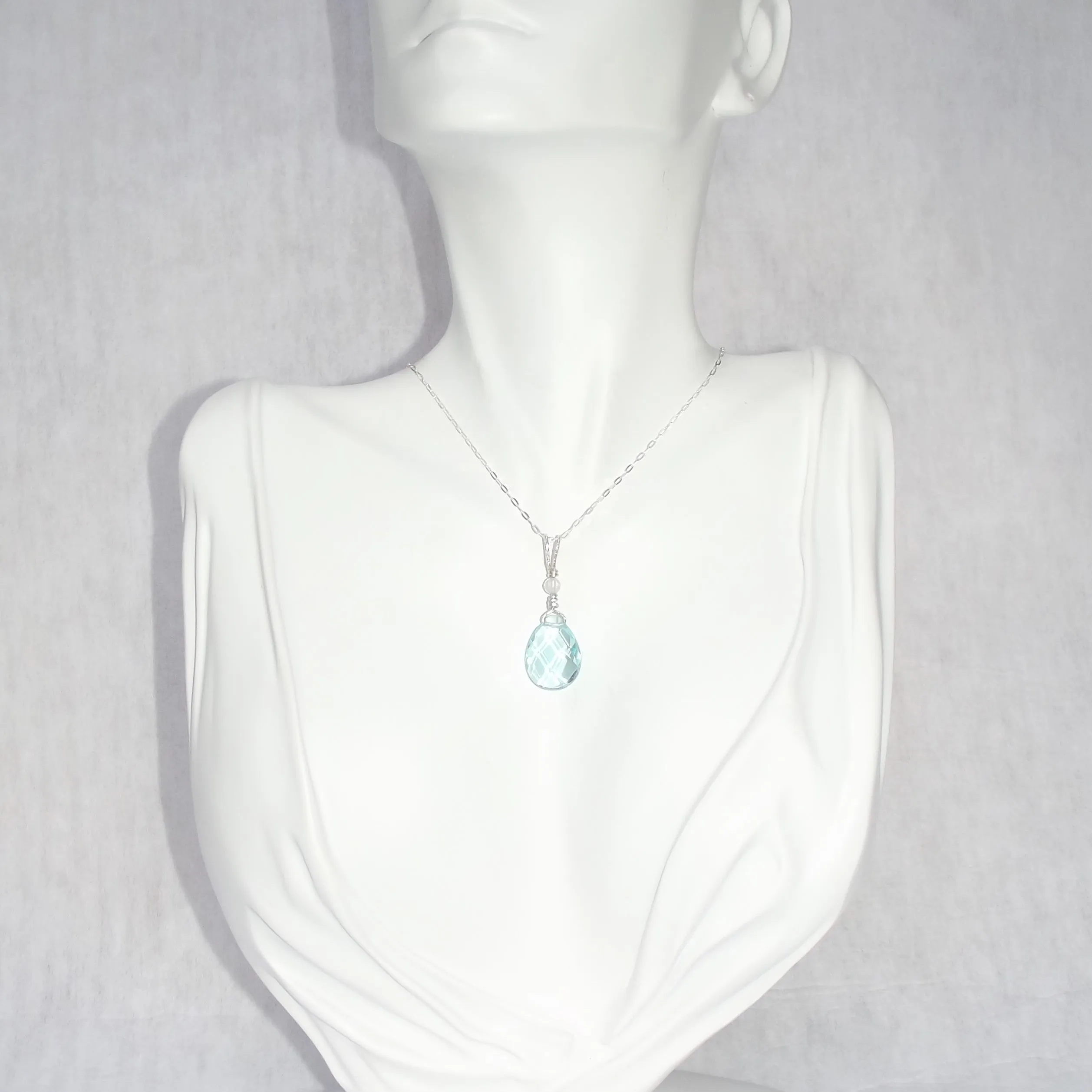 Blue Topaz Necklace