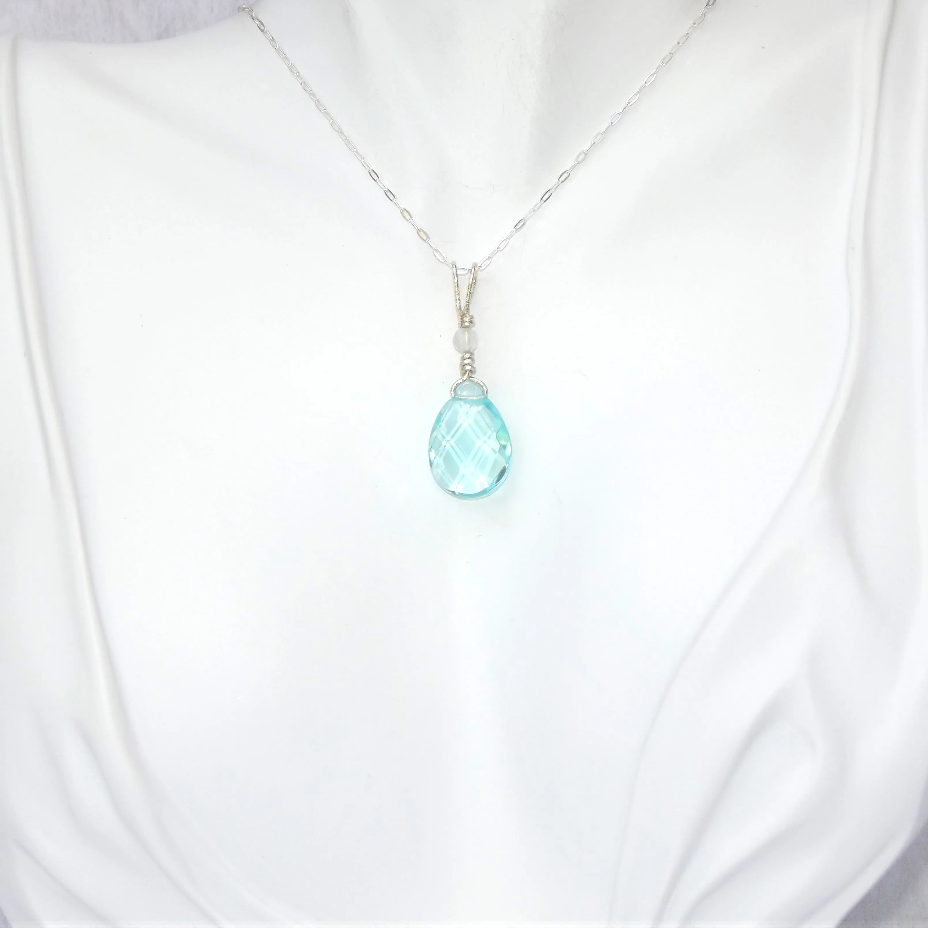 Blue Topaz Necklace
