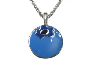 Blueberry Fruit Pendant Necklace