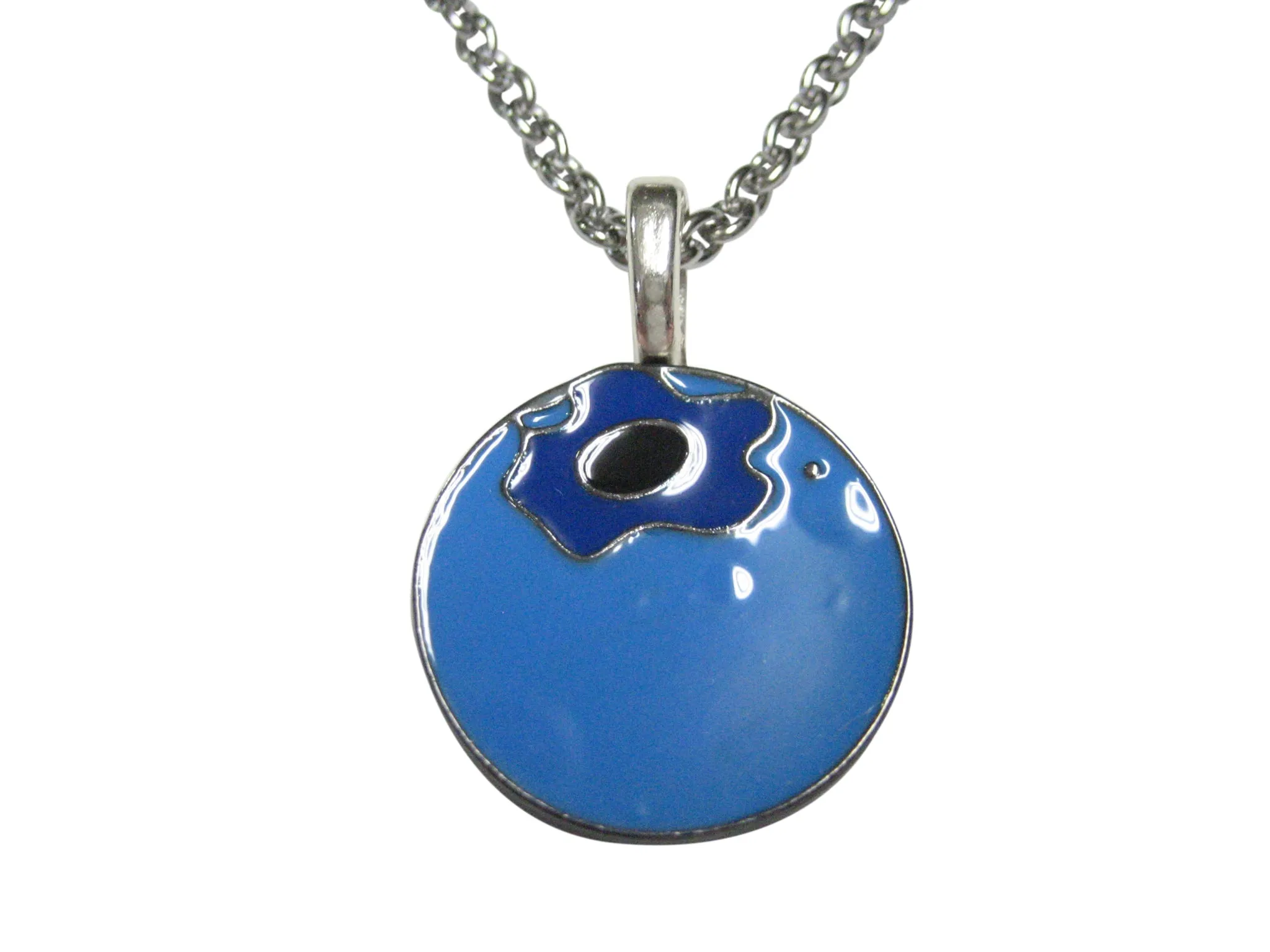 Blueberry Fruit Pendant Necklace