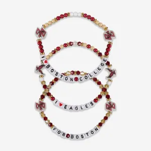 Boston College Eagles 3 Pack Friendship Bracelet