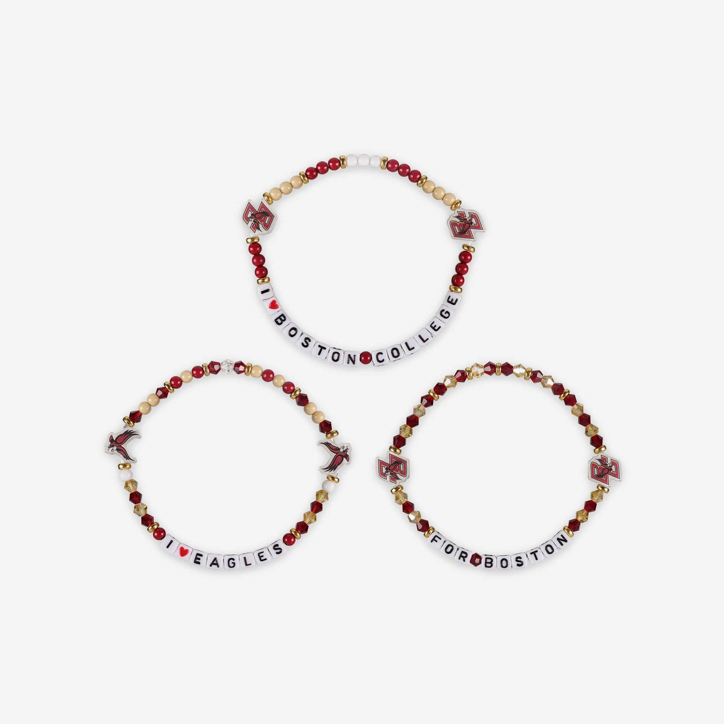 Boston College Eagles 3 Pack Friendship Bracelet