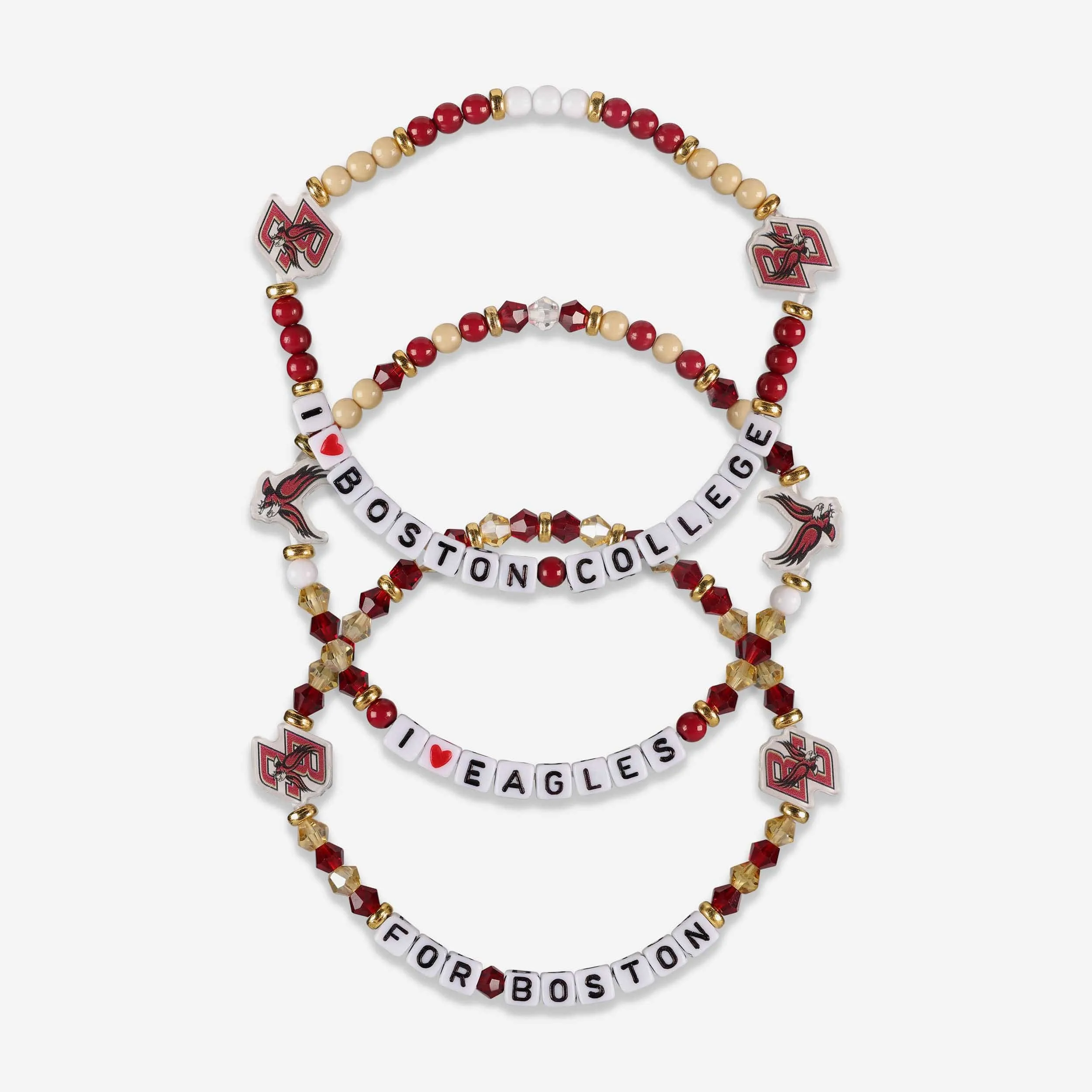 Boston College Eagles 3 Pack Friendship Bracelet