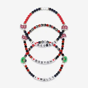 Boston Red Sox 3 Pack Friendship Bracelet