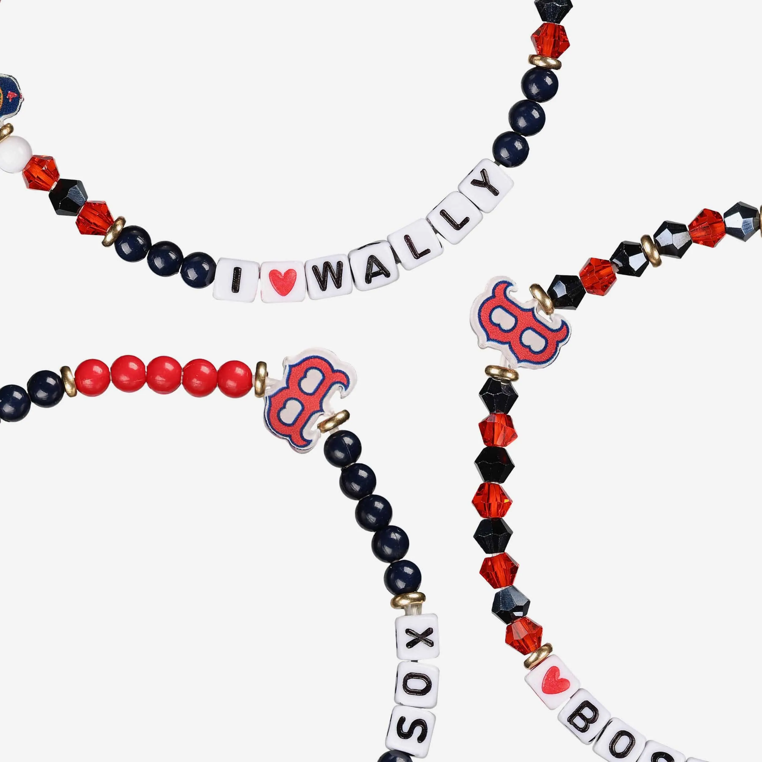 Boston Red Sox 3 Pack Friendship Bracelet