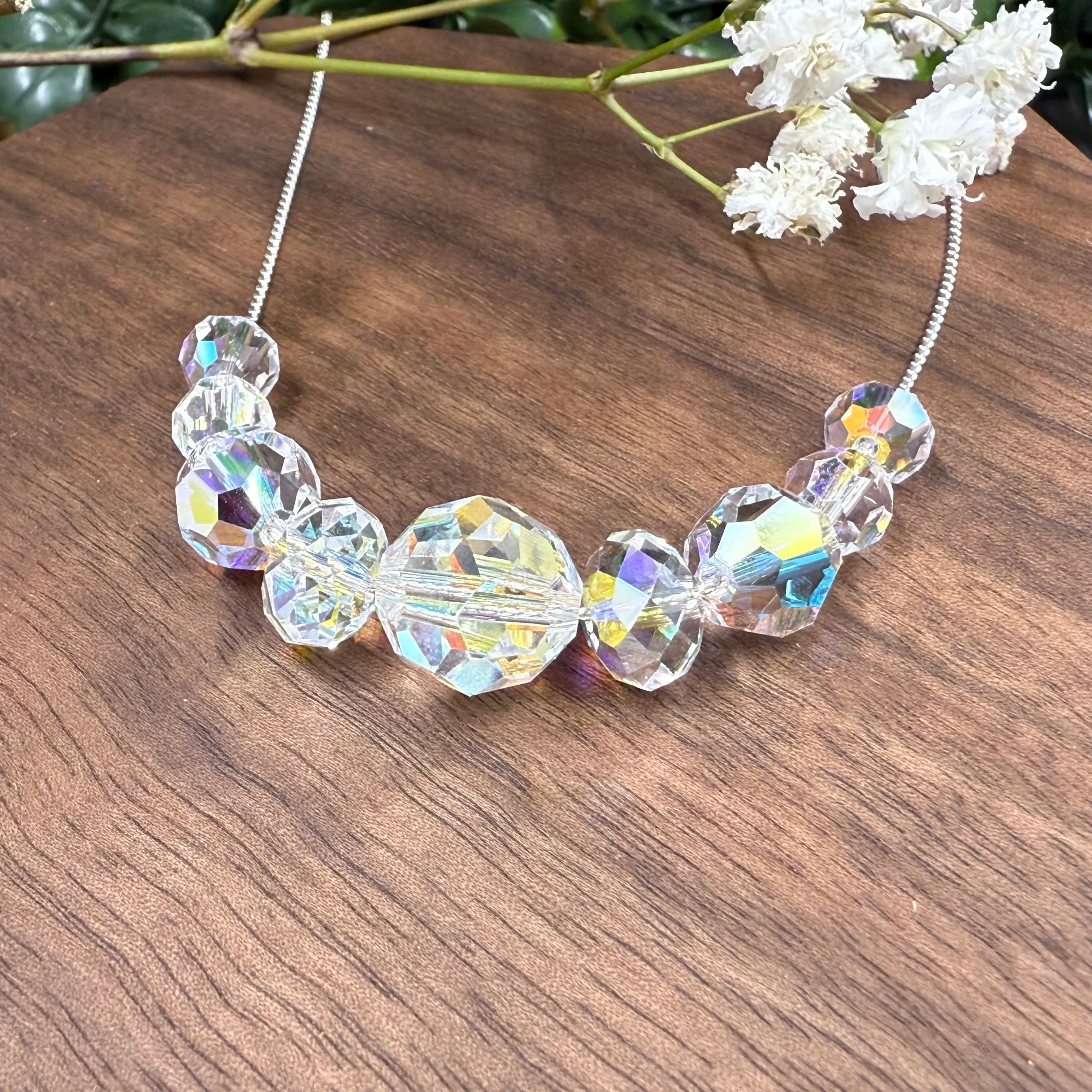 Bridal Crystal Beaded Necklace