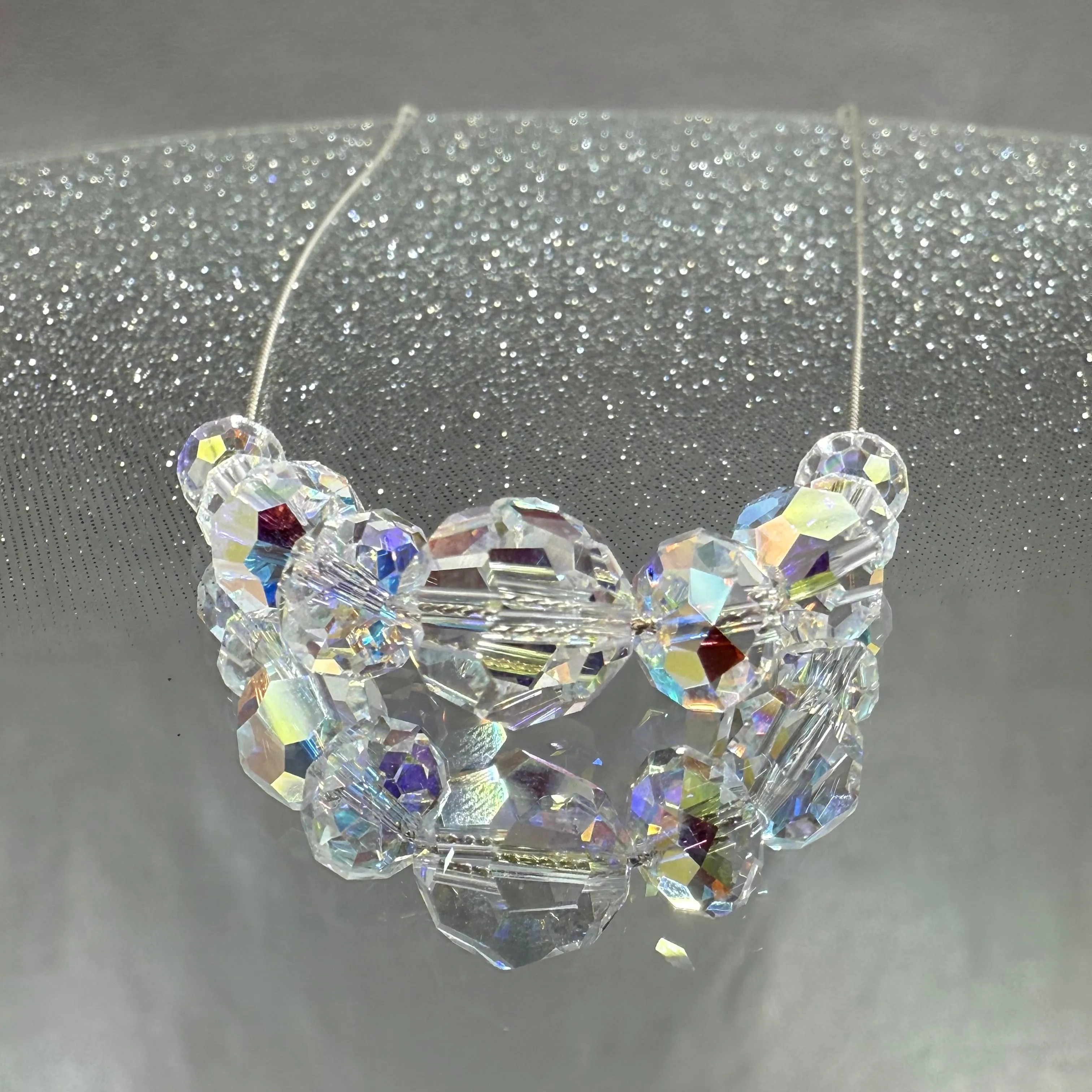 Bridal Crystal Beaded Necklace