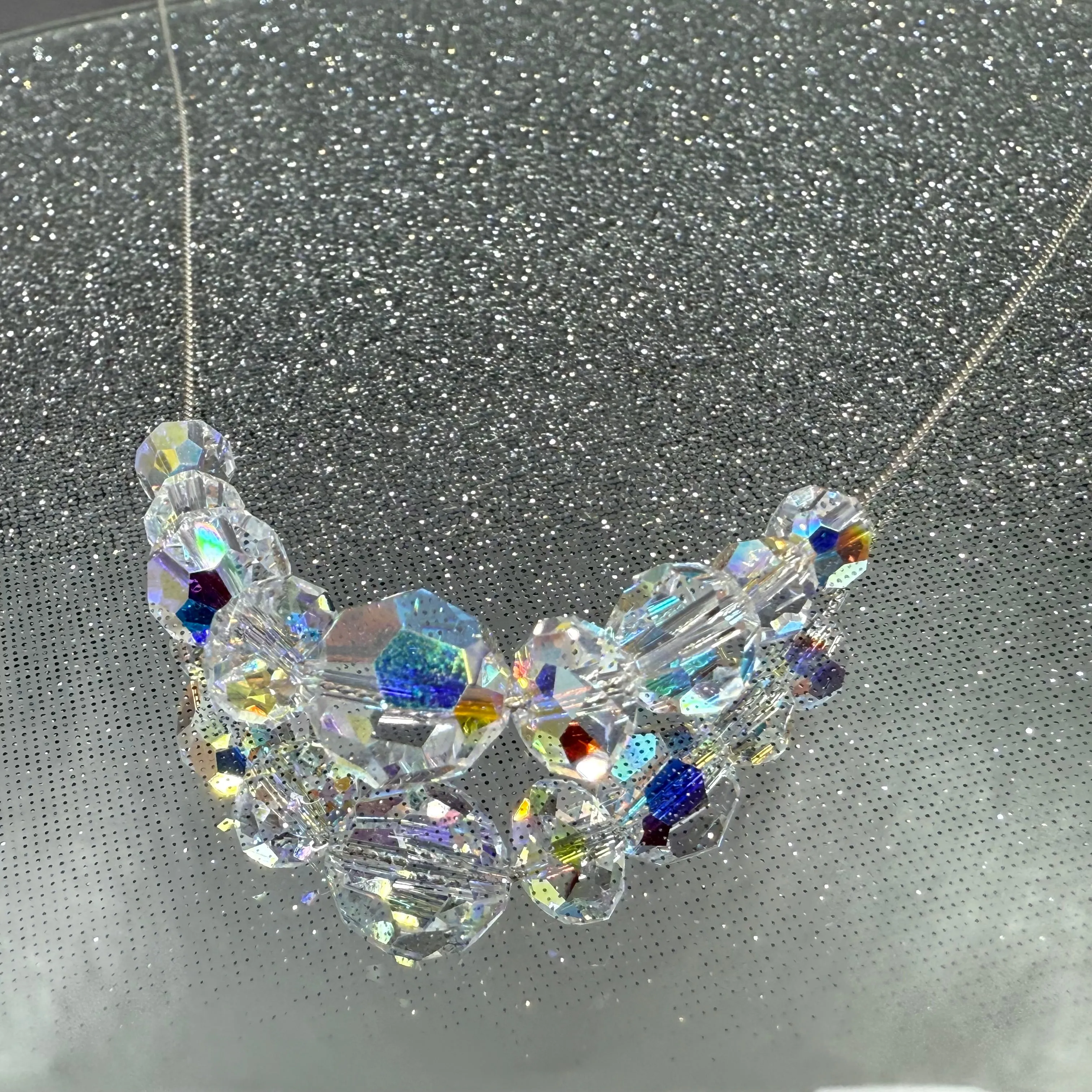 Bridal Crystal Beaded Necklace