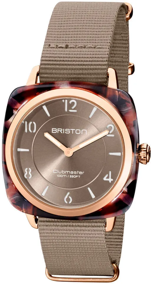 Briston Clubmaster Chic HM Grey Taupe Watch