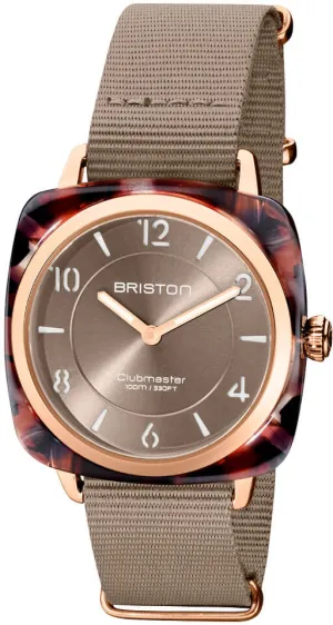Briston Clubmaster Chic HM Grey Taupe Watch