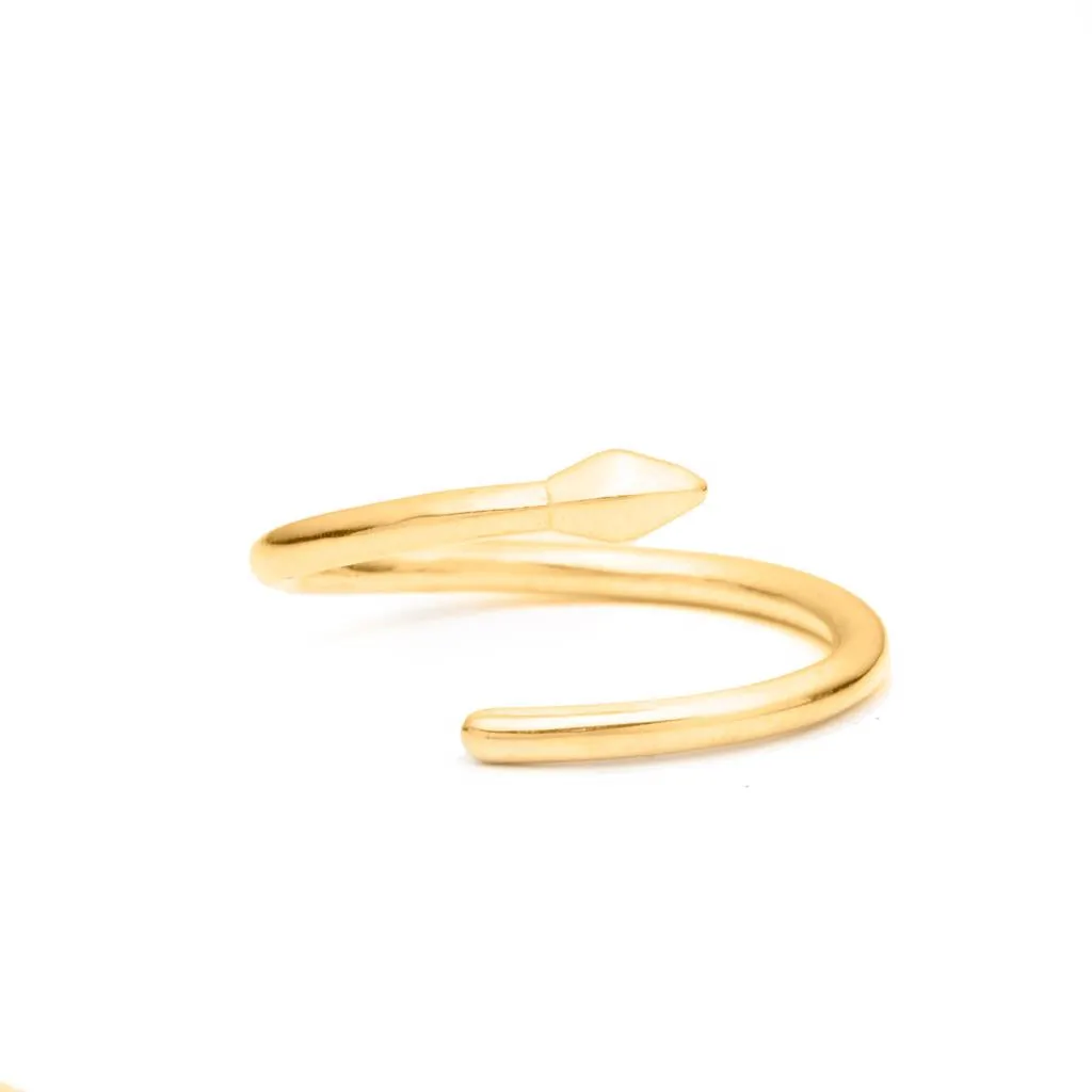 Bulawayo Gold Single Tip Wrap Spear Ring