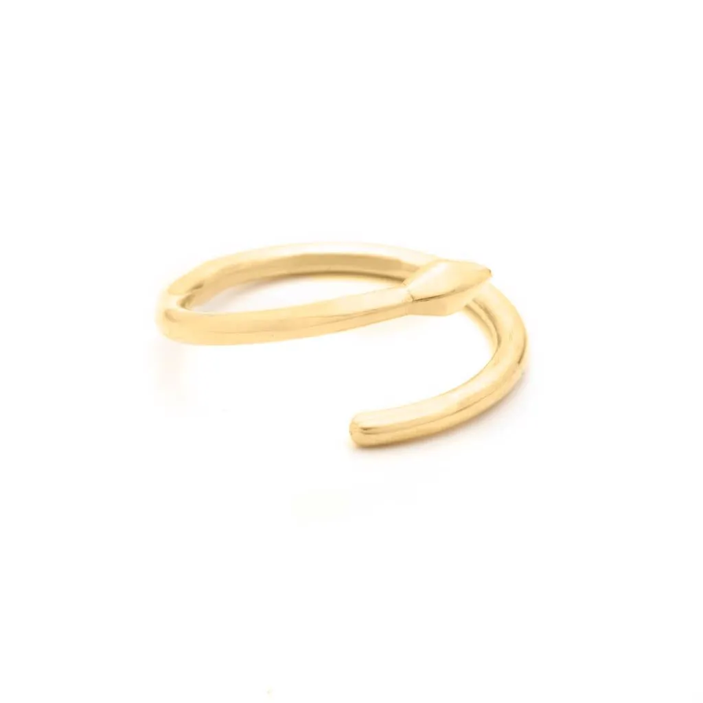 Bulawayo Gold Single Tip Wrap Spear Ring