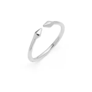 Bulawayo Sterling Silver Double Tip Spear Ring