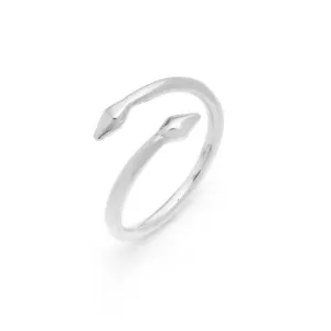 Bulawayo Sterling Silver Double Tip Wrap Spear Ring