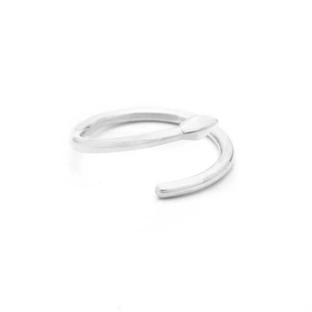 Bulawayo Sterling Silver Single Tip Wrap Spear Ring