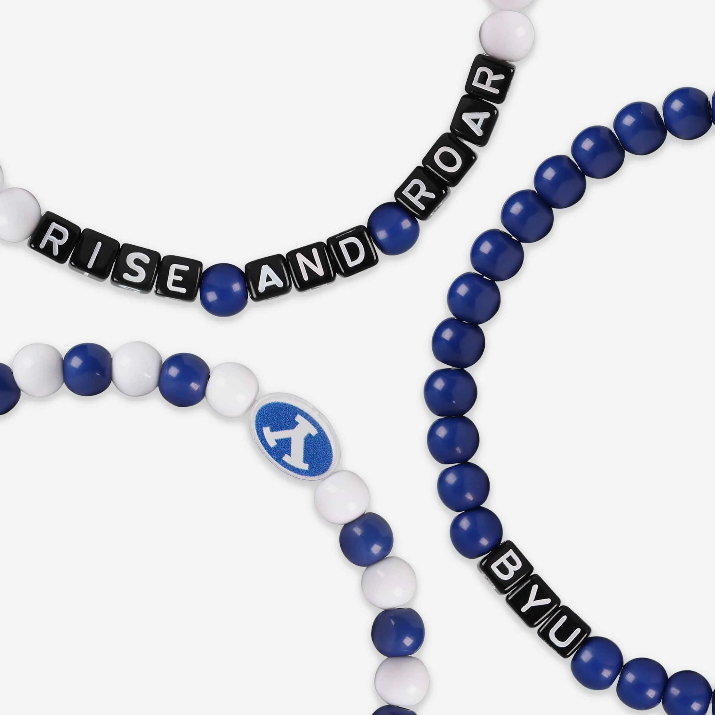 BYU Cougars 3 Pack Beaded Friendship Bracelet