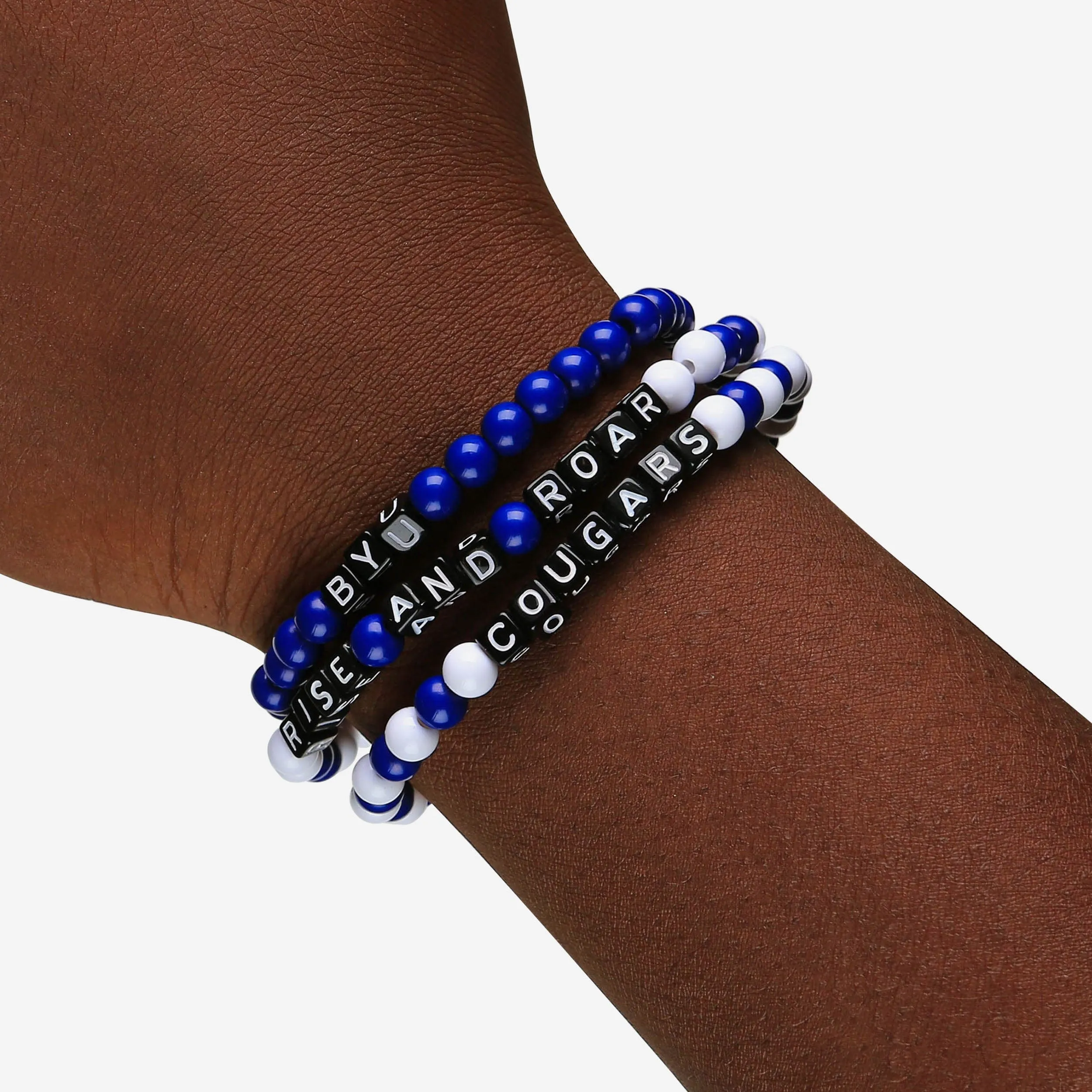 BYU Cougars 3 Pack Beaded Friendship Bracelet