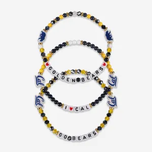 California Bears 3 Pack Friendship Bracelet