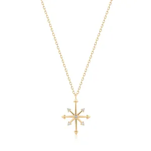 Candie | Diamond Octagram Star Necklace