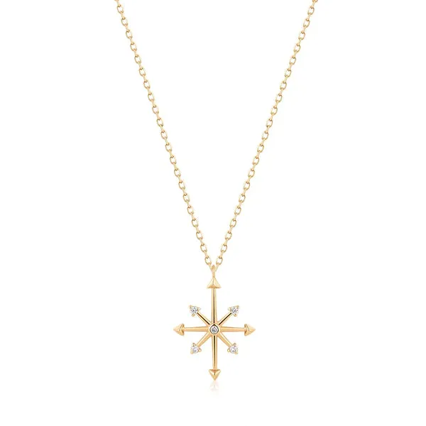 Candie | Diamond Octagram Star Necklace