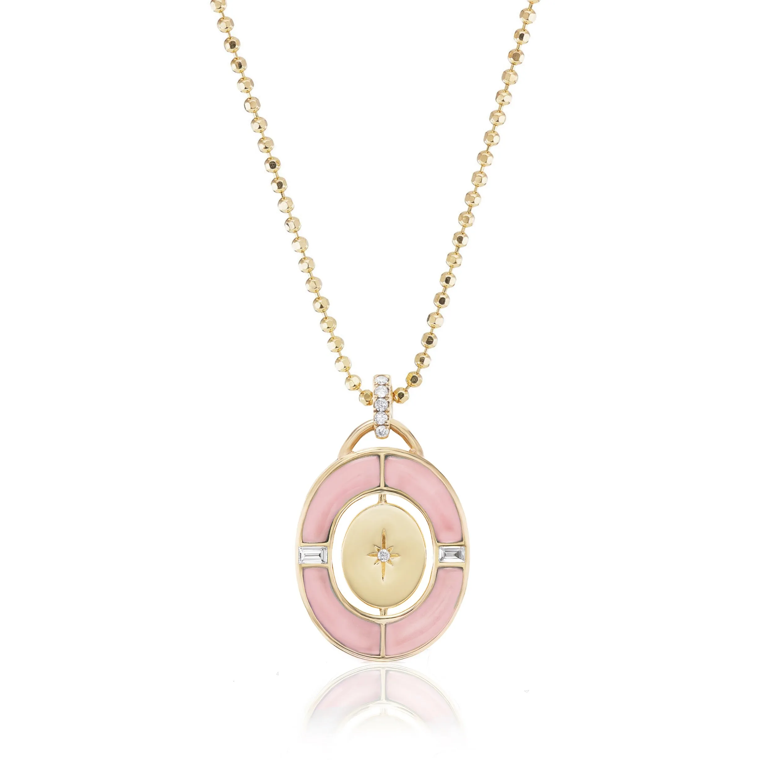 Capri Inlay Necklace - Engravable