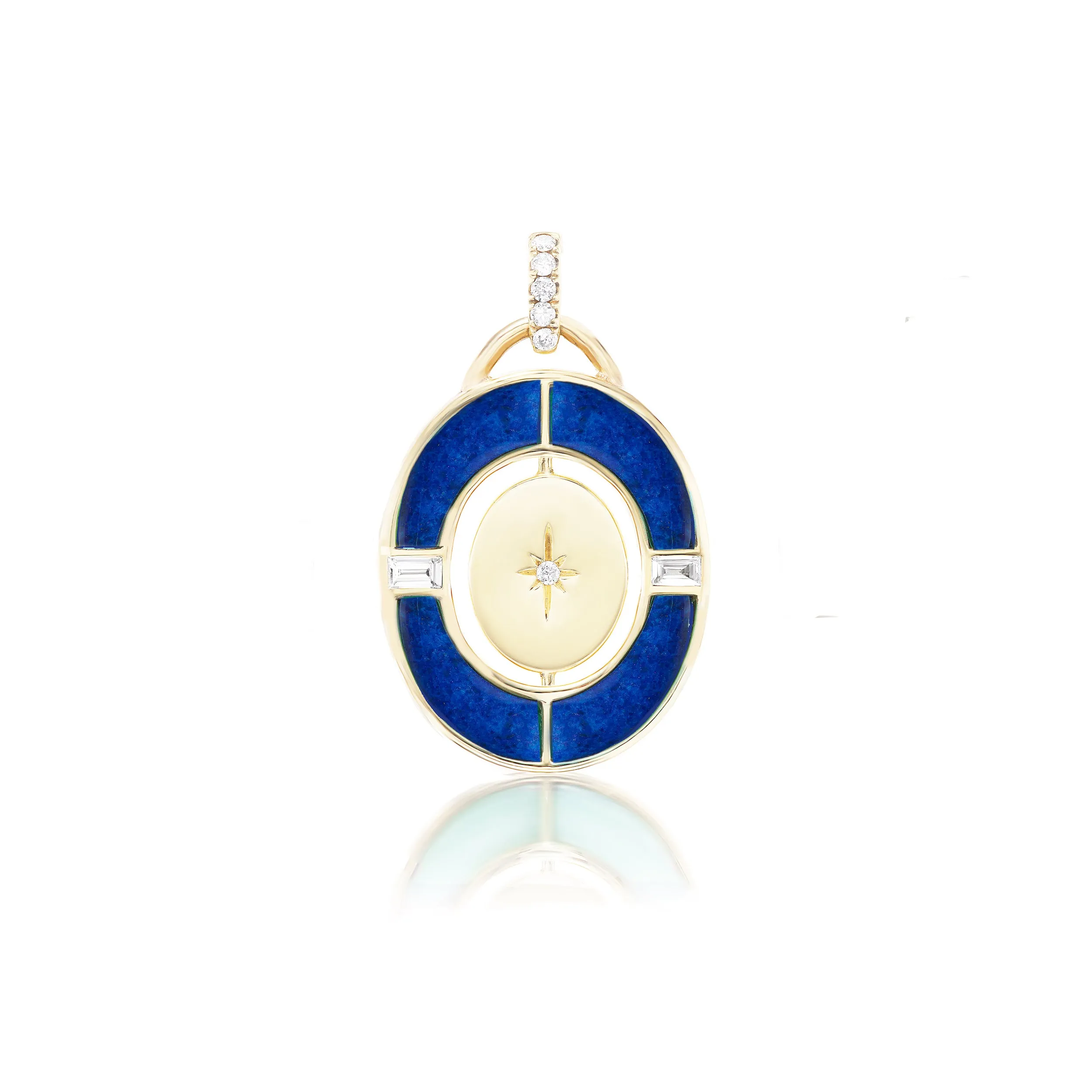 Capri Inlay Necklace - Engravable