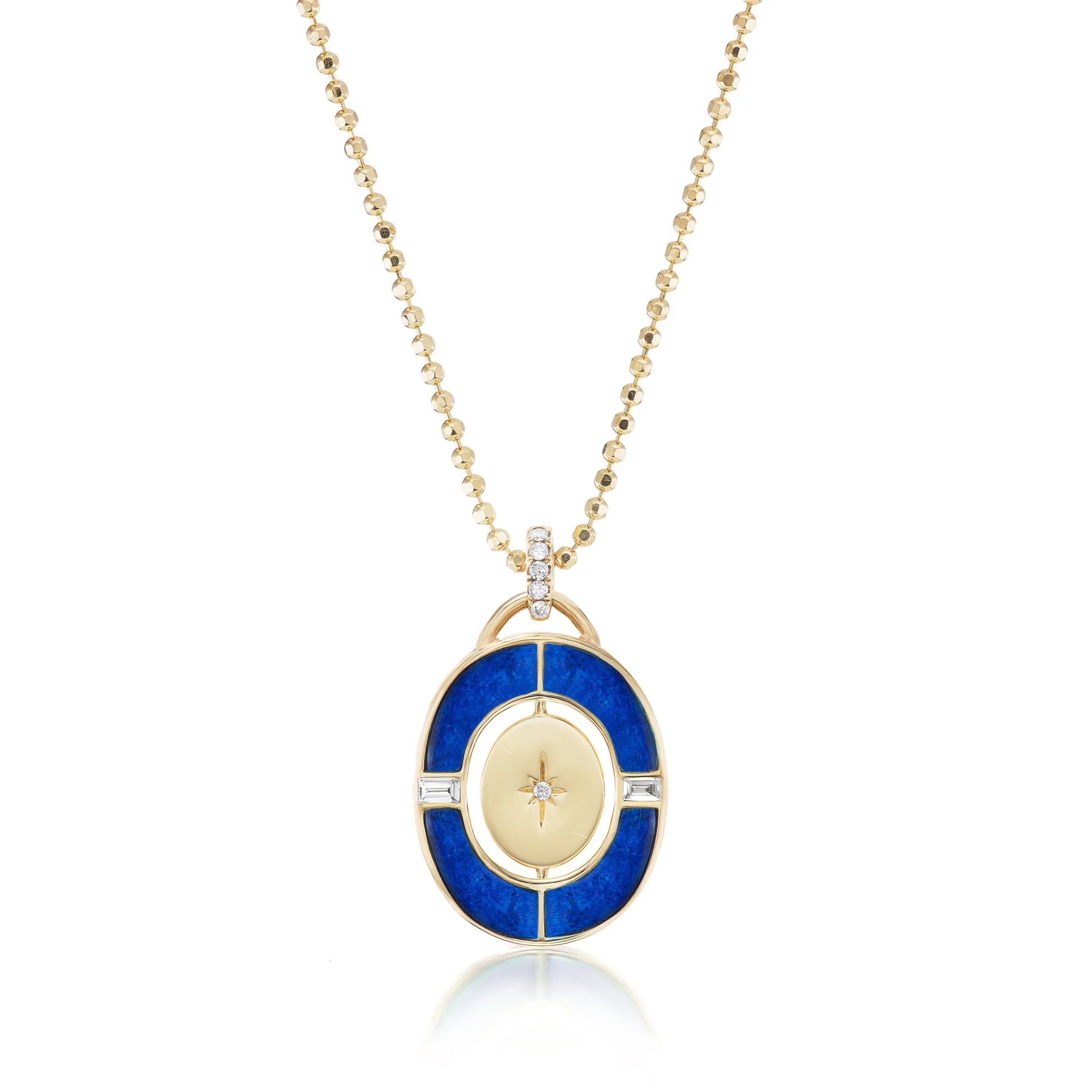 Capri Inlay Necklace - Engravable