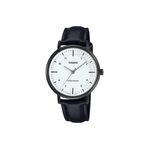 Casio LTP-VT03BL-7B Women Analog Watch Black Resin Strap