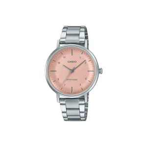 Casio LTP-VT03D-4B Women Analog Watch Silver Stainless Steel Strap