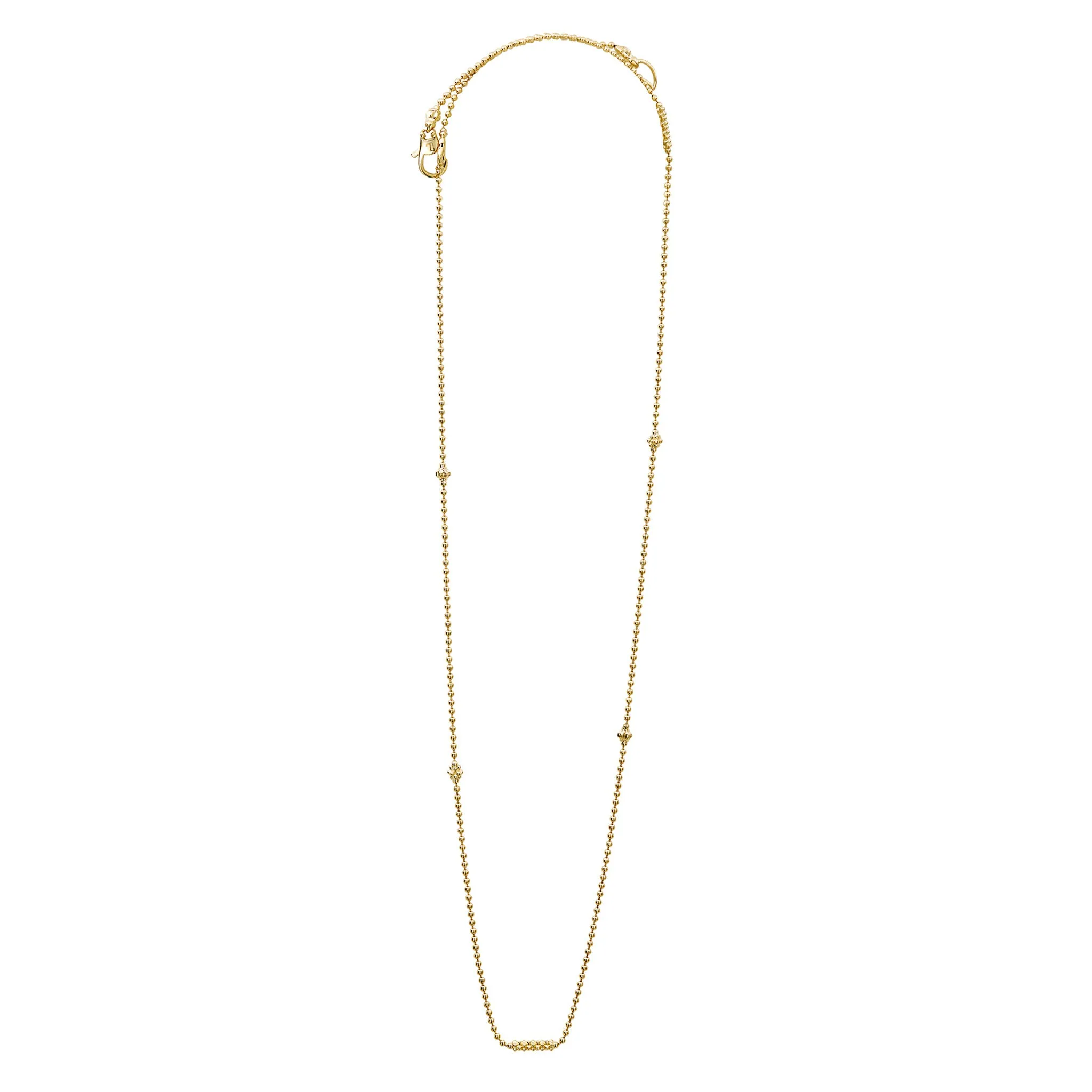 Caviar Gold 18K Gold Caviar Beaded Necklace