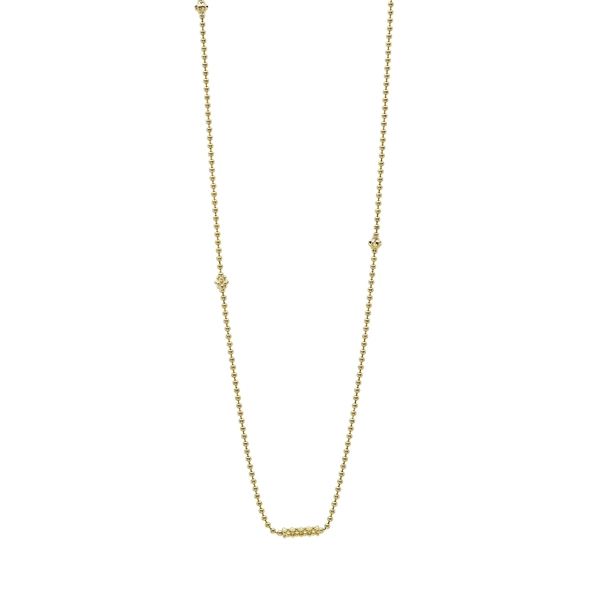 Caviar Gold 18K Gold Caviar Beaded Necklace