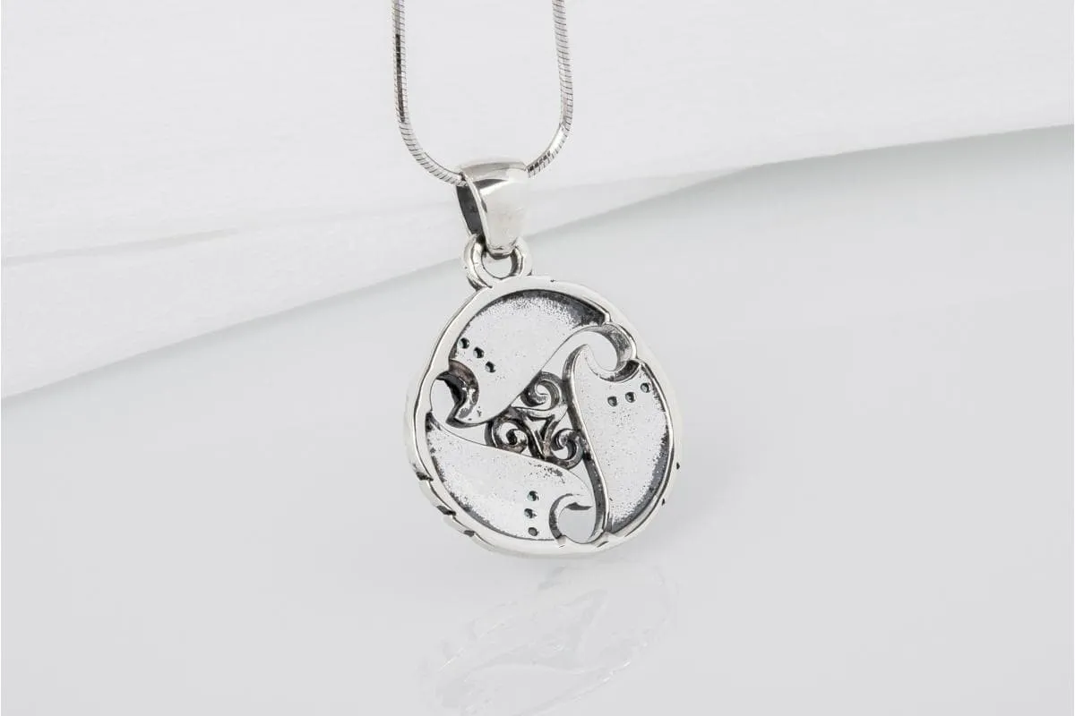 Celtic Triskelion Handmade Sterling Silver Necklace