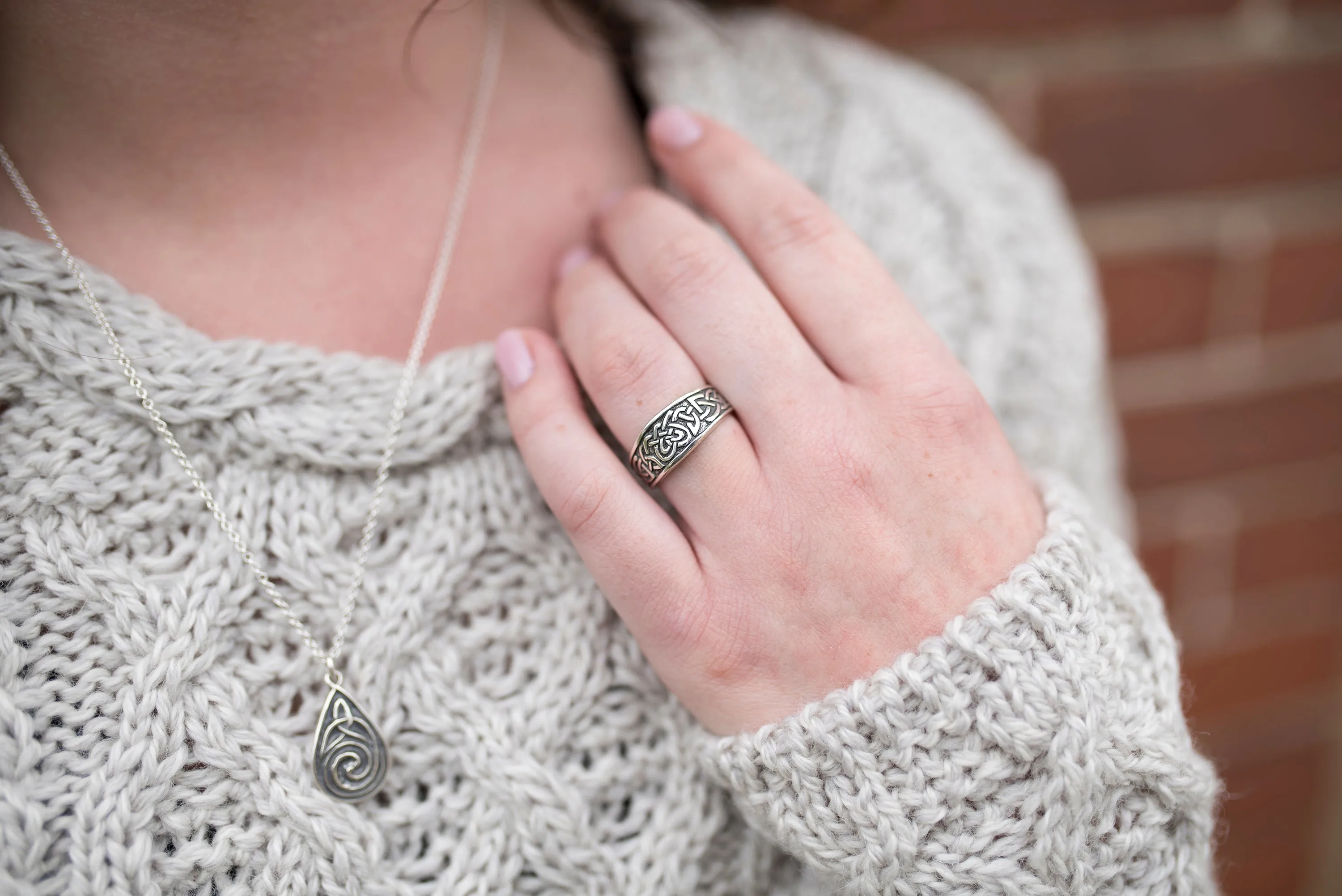 Ceol Mo Chridhe Ring in Silver