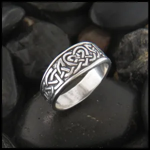 Ceol Mo Chridhe Ring in Silver
