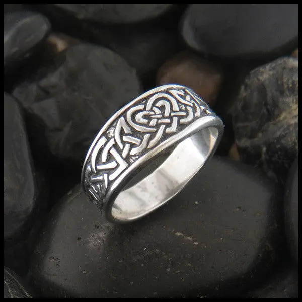 Ceol Mo Chridhe Ring in Silver
