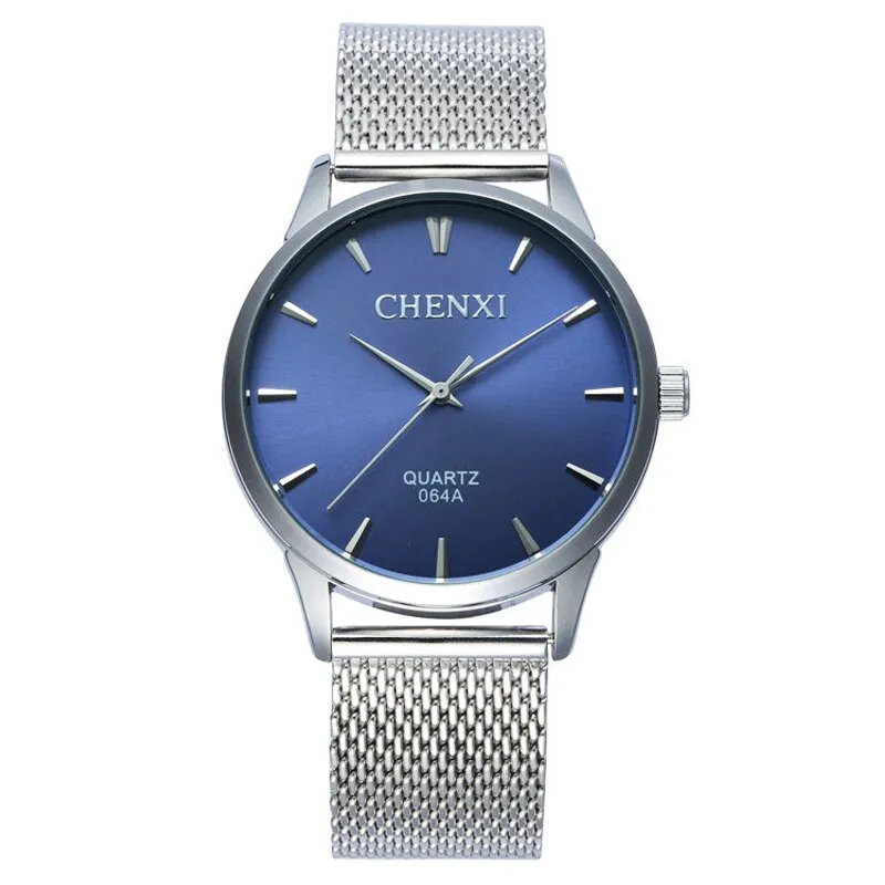 CHENXI Luxury Men Analog Quartz Watch Top Brand Man Business Watches Stainless Steel Waterproof Men&#39;s Wristwatches Clock
