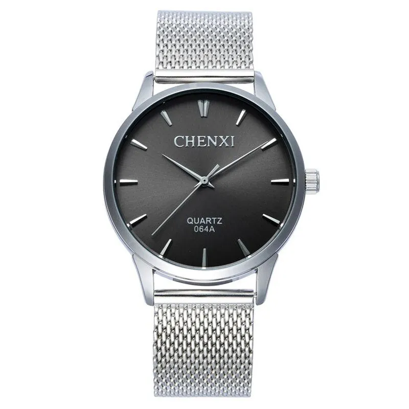 CHENXI Luxury Men Analog Quartz Watch Top Brand Man Business Watches Stainless Steel Waterproof Men&#39;s Wristwatches Clock