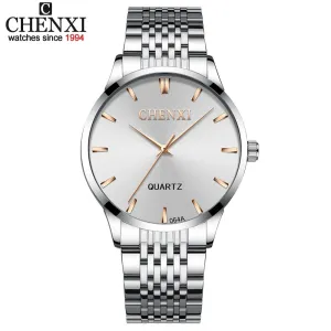 CHENXI Luxury Men Analog Quartz Watch Top Brand Man Business Watches Stainless Steel Waterproof Men&#39;s Wristwatches Clock