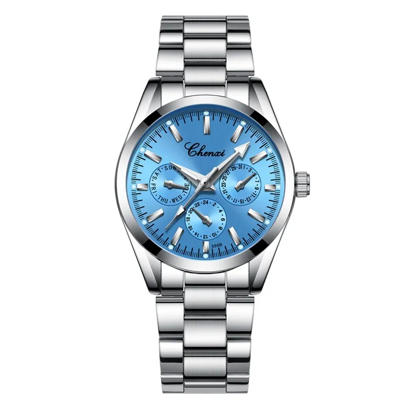 CHENXI Silver Watch Women Watches Lady Fashion Bracelet Quartz Wristwatches Female Clock Relogio Feminino Montre Femme