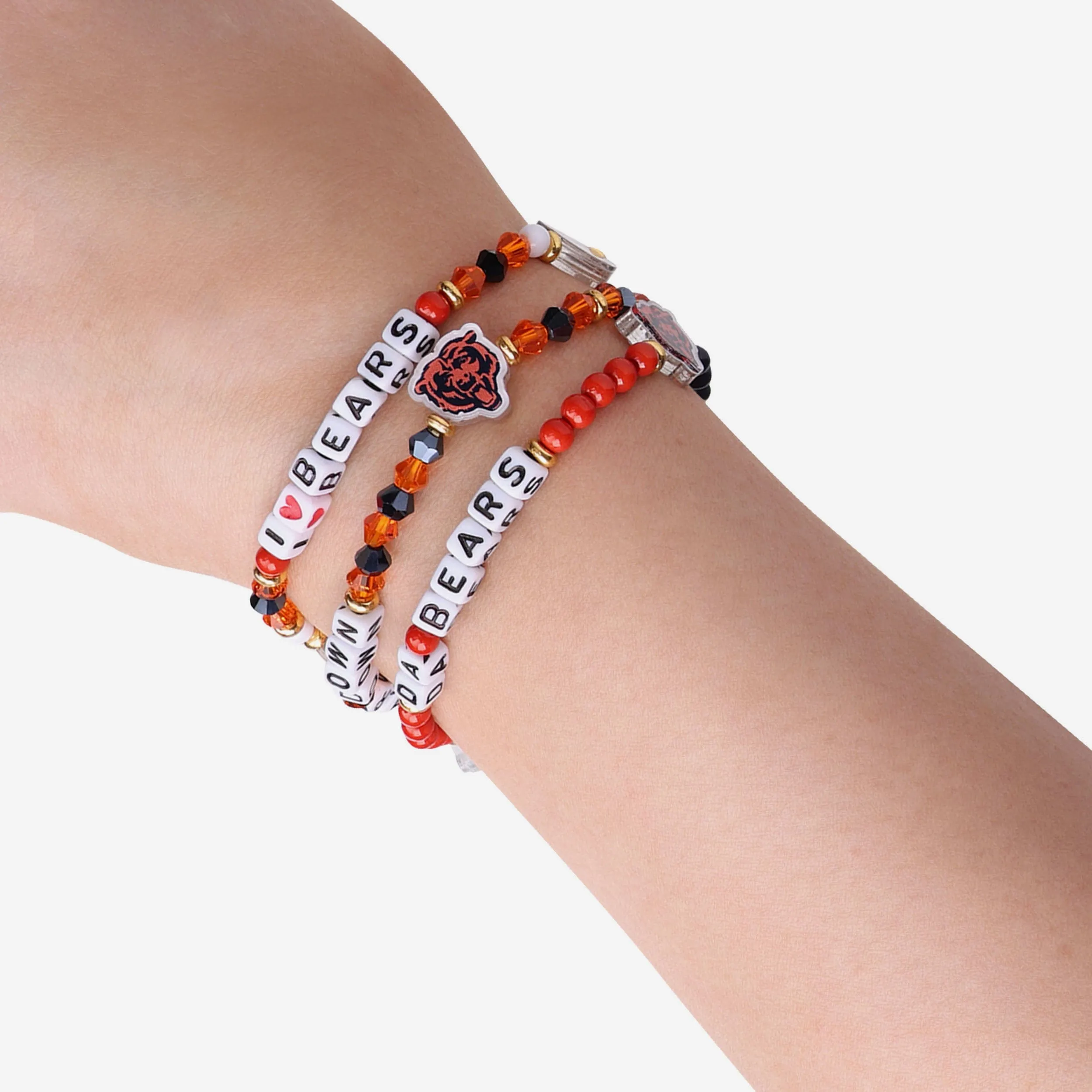 Chicago Bears 3 Pack Friendship Bracelet