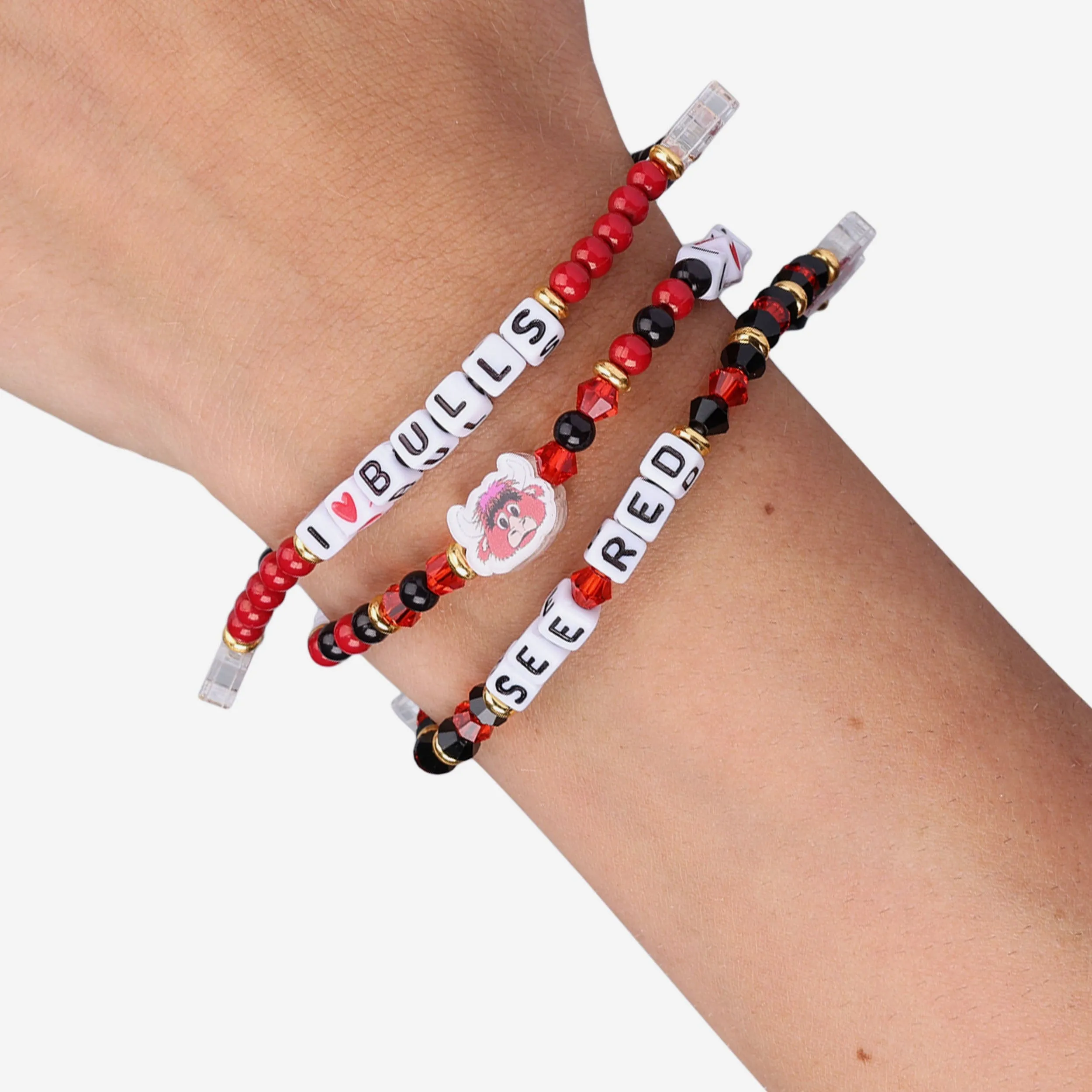 Chicago Bulls 3 Pack Friendship Bracelet