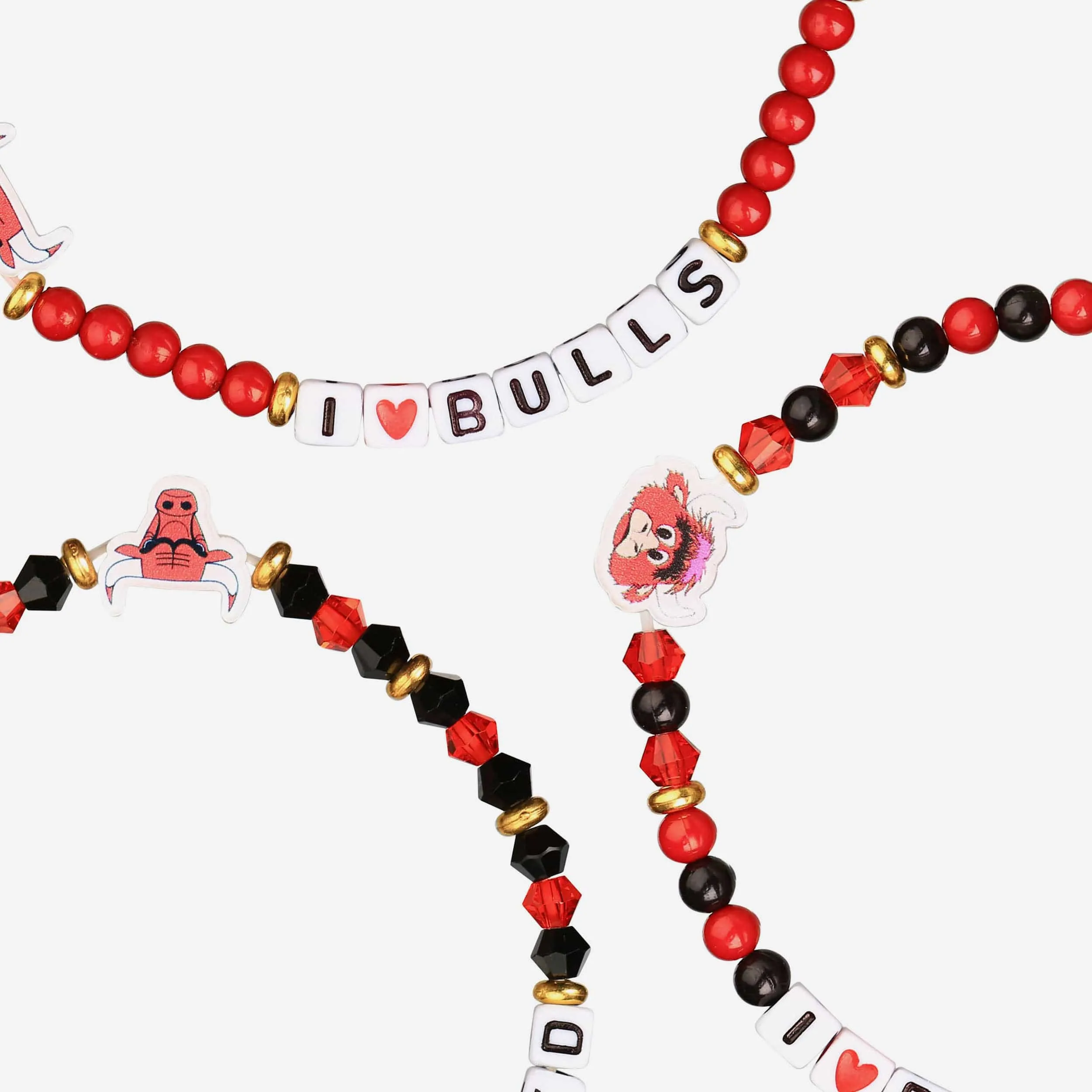 Chicago Bulls 3 Pack Friendship Bracelet