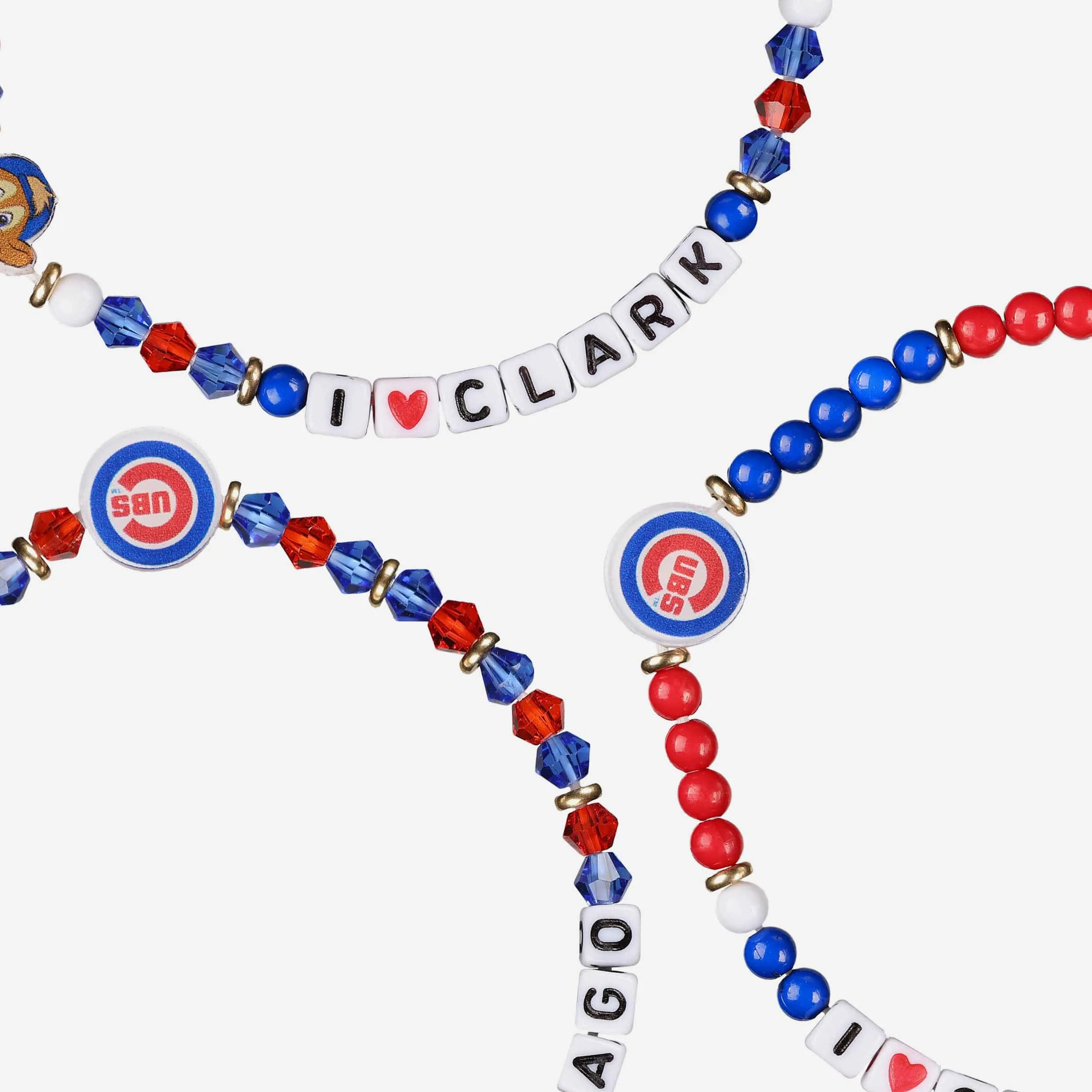 Chicago Cubs 3 Pack Friendship Bracelet
